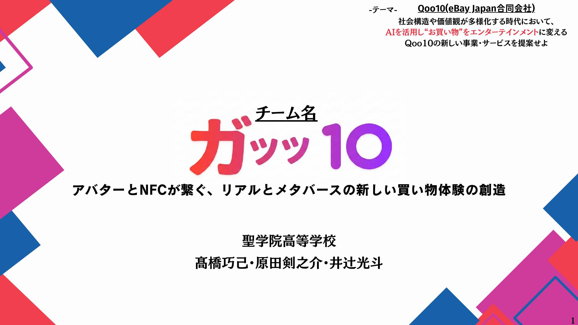 マイナビ準決勝 Qoo10